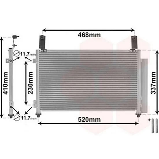 Radiator Aer Conditionat CHEVROLET SPARK 2005-> Radiator aer conditionat 0,8-1,0 8Vcc (45,8x31,7) Perioada 2005 2006 2007 2008 2009 2010