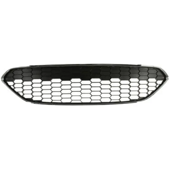 Grila radiator FORD FIESTA 5 JH 2008->2017 perioada 2010 2011 2012 2013 2014 2015 de la an de fabricatie 2016, crom-negru, superior