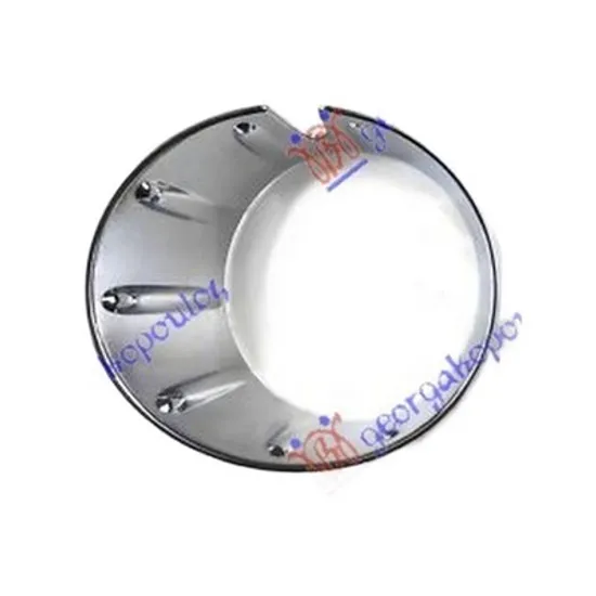 Ornament Proiector MINI MINI cupe R58 2010->2015 Rama proiector cromat stanga Perioada 2011 2012 2013 2014