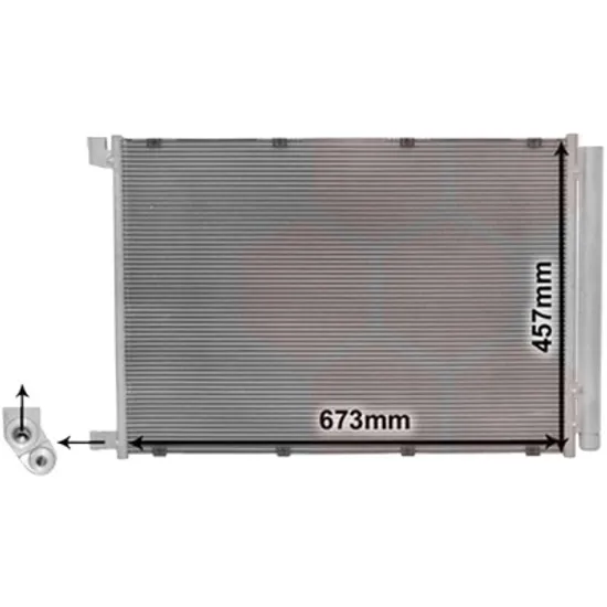 Radiator aer conditionat VW GOLF 7 SPORTSVAN 2014-> 1.2 TSI 63KW 86CP , pentru motor CYVA perioada 2014 2015,2016,2017,2018 2019