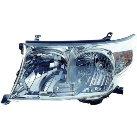 Far stanga TOYOTA LAND CRUISER J2 2007->2017 perioada 2012 2013 2014 2015 2016 2017 semnal transparent, cu bec H11/HB3, cu bec W5W, reglaj manual, cu bec WY21W