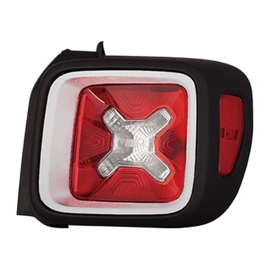 Lampa stop spate dreapta JEEP RENEGADE 2014->2021 perioada 2014 2015 2016 2017 2018 2019 , gri, fumuriu, semnal galben transparent,