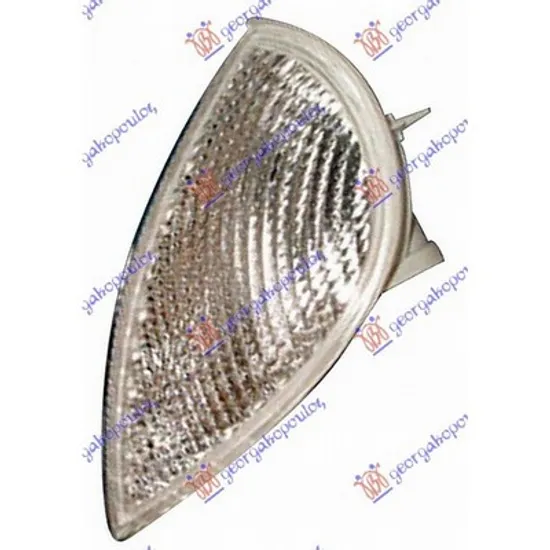 Semnalizator FIAT SEICENTO 1997->2005 Semnal fata stanga, alb, ->09.00 (98->01) Perioada 1998 1999 2000 2001 2002 2003 2004