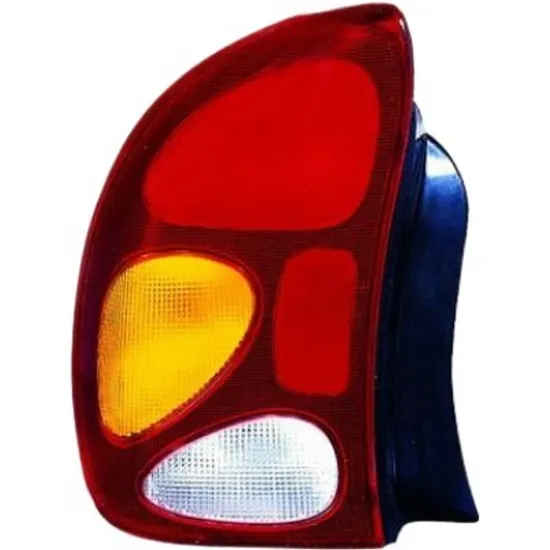Lampa stop spate dreapta DAEWOO LANOS 1997-> perioada 1997 1998 1999 2000 2001 2002 rosu, cu bec P21/5W, cu bec P21W, exterior