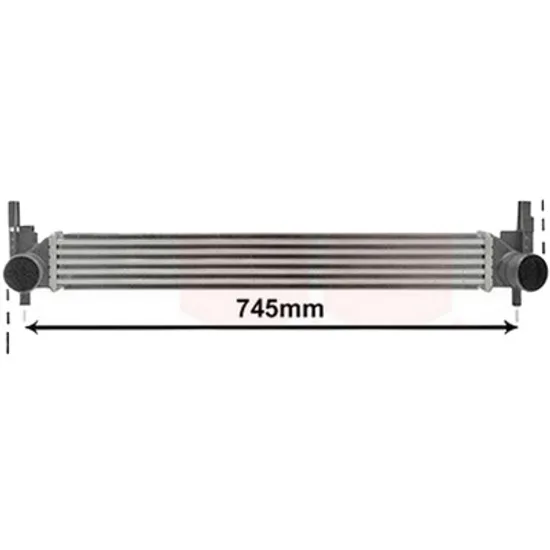 Intercooler SKODA ROOMSTER 2006->2015 1.6 TDI 66KW 90CP , pentru motor CAYB perioada 2010 2011,2012,2013,2014 2015