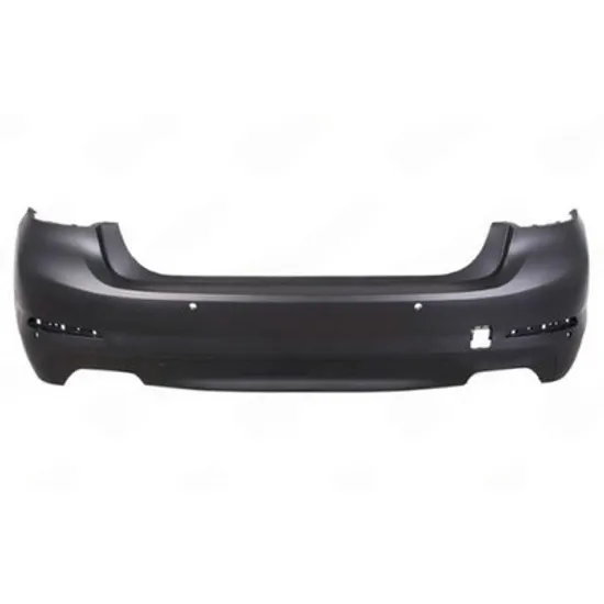 Bara Spate BMW 5 G30, F90 2016-> Bara spate pentru vopsit SEDAN (LUXURY/SPORT LINE) (cu 2 gauri patrate esapament simplu) (cu 6 senzori parcare) Perioada 2016 2017 2018 2019 2020