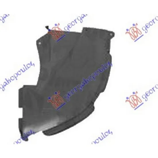 Scut Bara PEUGEOT 607 2000->2010 Deflector bara plastic lateral stanga, Perioada 2000 2001 2002 2003 2004 2005 2006