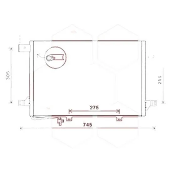 Radiator aer conditionat DACIA DOKKER 2012->, LOGAN 2012->2020, LOGAN MCV 2 2013->, LODGY 2012-> pentru 1.6, perioada 2012 2013 2014 2015 2016 2017 2018 2019 2020