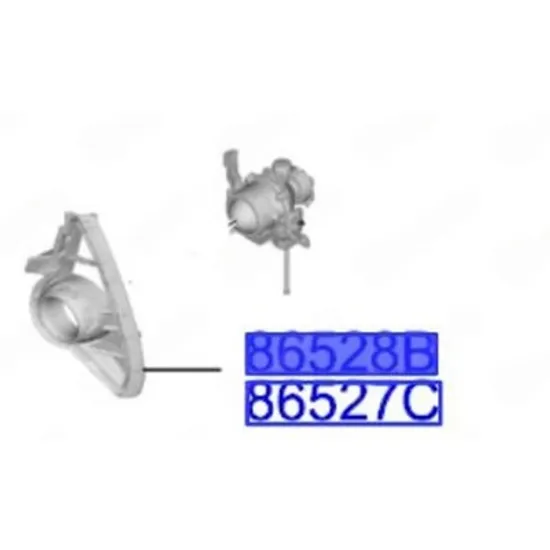 Grila Bara HYUNDAI i10 2019-> Grila bara fata lateral exterior (cu gaura Proiector) (O) STANGA Perioada 2019 2020 2021 2022 2023