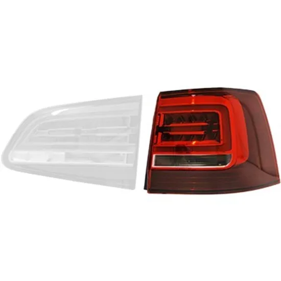 Lampa stop spate dreapta VW SHARAN 2006->2020 perioada 2010 2011 2012 2013 2014 2015 de la an de fabricatie 07/2015, semnal alb, cu bec LED, exterior