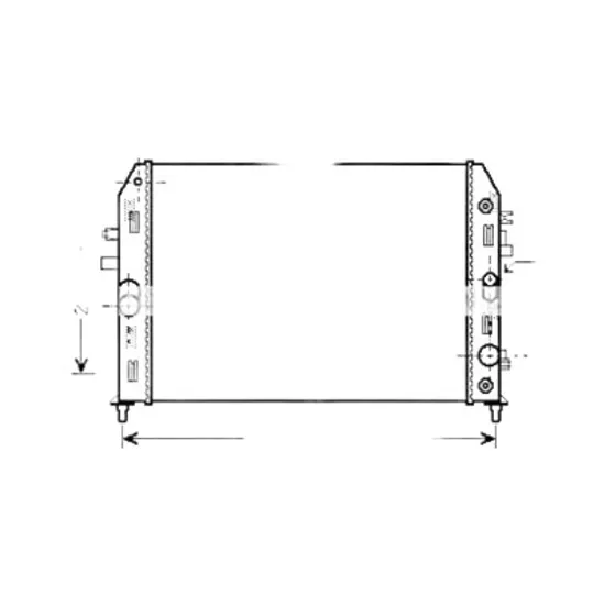 Radiator apa MAZDA MX-5 2005->2014 pentru 2.0, perioada 2005 2006 2007 2008 2009 2010 2011 2012 2013 2014
