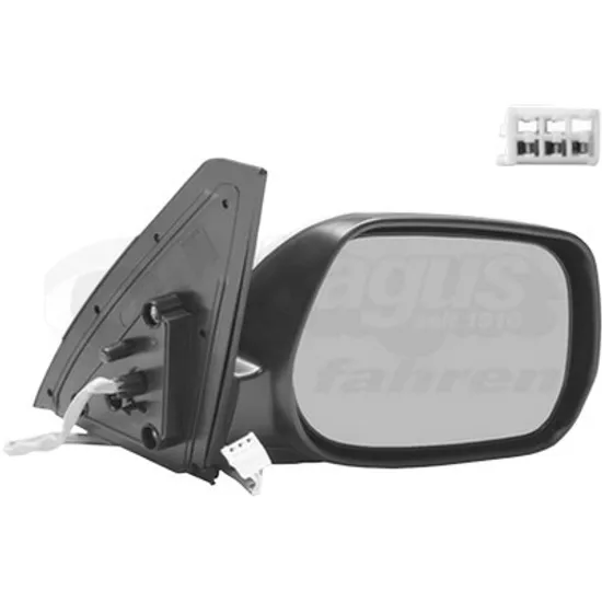 Oglinda exterioara dreapta TOYOTA RAV 4 II 2000->2005 perioada 2000 2001 2002 2003 2004 2005 , numar pini 3, prevopsit grund