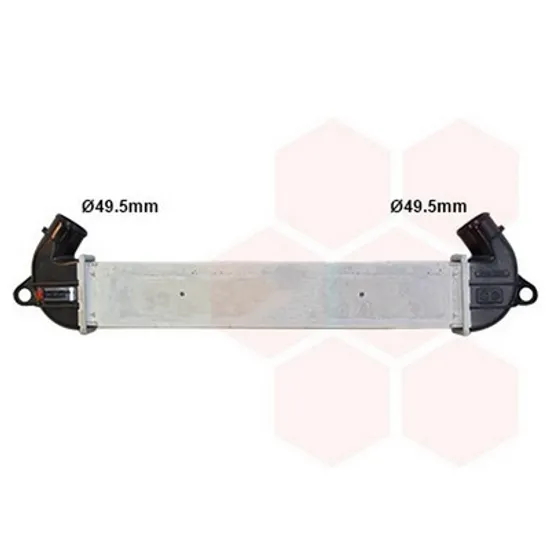 Intercooler FIAT DOBLO 223 2000->2010 Radiator intercooler 1,3 - 1,9 JTD (500x70 - 85) Perioada 2001 2002 2003 2004 2005 2006 2007 2008 2009