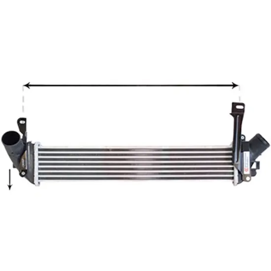 Intercooler RENAULT KANGOO 1997->2007 1.5 dCi 60KW 82CP , pentru motor K9K 702, K9K 710 perioada 2003 2004,2005,2006,2007 2008