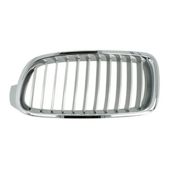 Grila Radiator BMW 3 F30 2011->2018 Grila radiator centrala ( cromata / argintie ) stanga, Perioada 2011 2012 2013 2014 2015 2016 2017