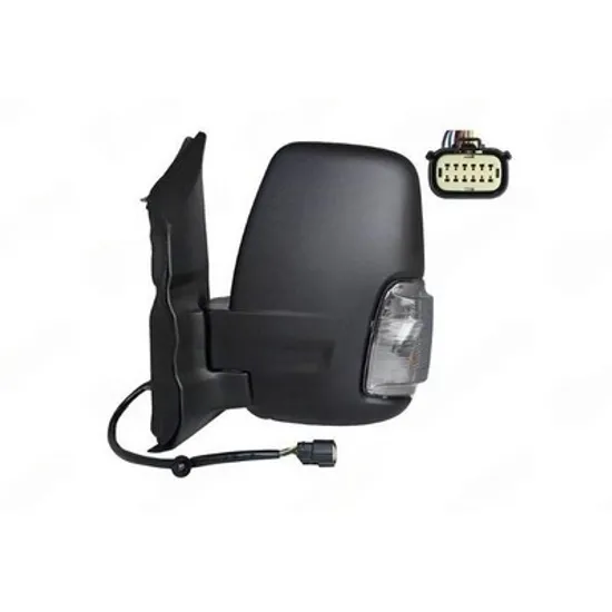 Oglinda FORD TRANSIT 2019-> Oglinda exterioara electrica cu incalzire cu rabatare electrica (brat scurt) (cu semnal) (cu lampa pozitie 16W) STANGA Perioada 2019 2020 2021 2022 2023 2024