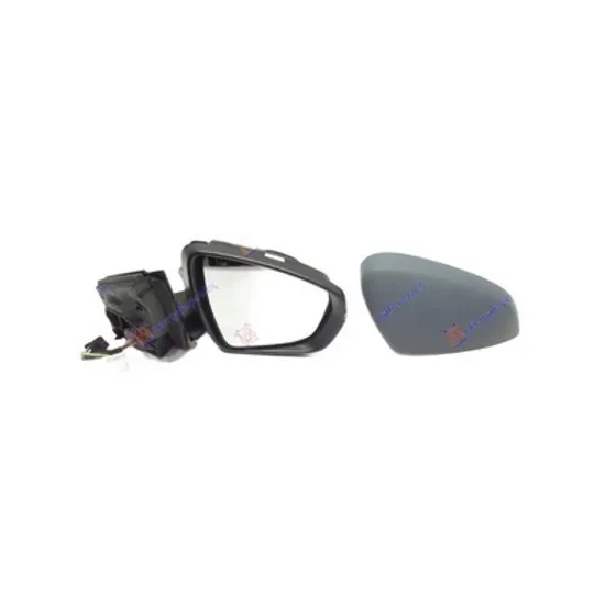 Oglinda PEUGEOT 5008 1 2009->2017 Oglinda exterioara electrica cu incalzire cu rabatare electrica cu semnal si lampa podea si senzor t A dreapta 2016-> Perioada 2016 2017 2017