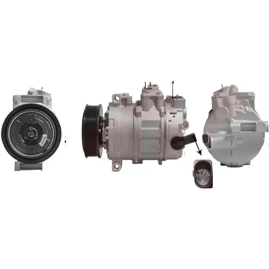 Compresor aer conditionat AUDI A4 Cabriolet 8H7 2002->2009 1.8 T quattro 120KW 163CP , pentru motor BFB perioada 2003 2004 2005 2006 2007 2008 2009