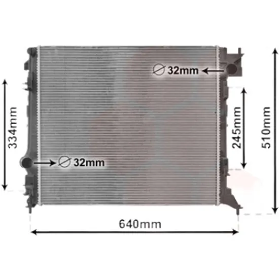 Radiator apa RENAULT KADJAR 2015-> pentru 1.2 TCe 130, perioada 2015 2016 2017 2018 2019 2020