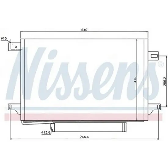 Radiator Aer Conditionat MERCEDES SPRINTER 906 2006->2017 Radiator condensator aer conditionat diesel (600x410x12) (BUS) Perioada 2013 2014 2015 2016 2017 2018
