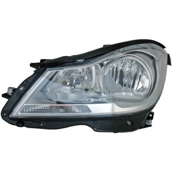 Faruri MERCEDES C-CLASS W204 2007->2014 Far cu reglaj electric cromat MARELLI stanga 2011->2014 Perioada 2011 2012 2013 2014