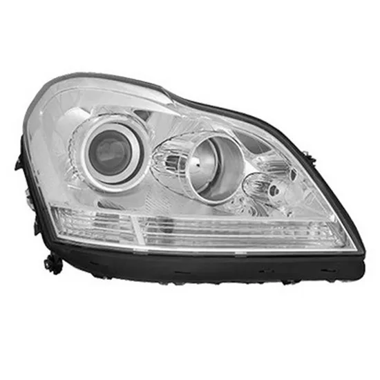 Far dreapta MERCEDES GL-CLASS X164 2006->2012 perioada 2010 2011 2012 fara motor reglaj, cu reglaj electric, cu bec H7/H7