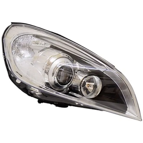 Far dreapta VOLVO V60 1 2010->2018 perioada 2010 2011 2012 pana la an de fabricatie 2014, cu motor reglaj, fara unitate de control Xenon, Bi-Xenon, cu reglaj distanta iluminare automat, cu bec D3S Lampa descarcare gaze
