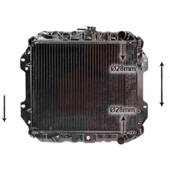 Radiator apa SUZUKI SAMURAI SJ 1984->2004 pentru 1.0, 1.0 tractiune integrala, perioada 1988 1989 1990 1991 1992 1993 1994 1995 1996 1997 1998 1999 2000 2001 2002 2003 2004