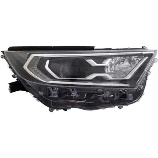 Far dreapta TOYOTA RAV 4 V 2018-> perioada 2018 2019 2020 2021 2022 2023 cu motor reglaj, cu reglaj electric, cu daylight, cu bec LED