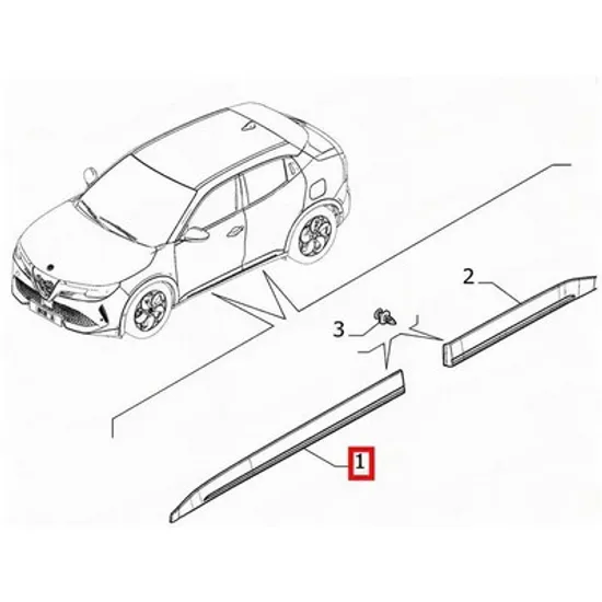 Bandou Usa ALFA ROMEO JUNIOR 2024-> Bandou usa fata (O) DREAPTA Perioada 2024 2025