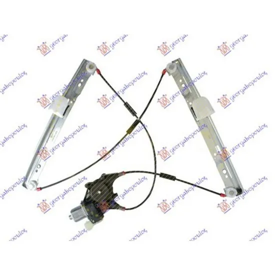 Macara Usa FORD FIESTA 5 JH 2008->2017 Macara usa fata electrica pentru 3 usi COMFORT stanga Perioada 2008 2009 2010 2011 2012 2013 2014 2015 2016 2017
