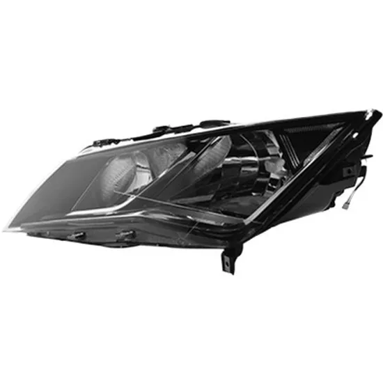 Far stanga SEAT LEON 2012-> perioada 2012 2013 2014 2015 2016 2017 2018 2019 2020 de la an de fabricatie 2017, cu motor reglaj, cu LED, semnal transparent, cu reglaj electric, cu lumina de zi, cu bec H7/H7