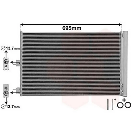 Radiator Aer Conditionat MERCEDES A-CLASS W176 2012->2018 Radiator aer conditionat A 45 AMG (65x43x12) Perioada 2012 2013 2014 2015 2016 2017 2018