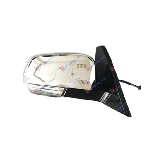 Oglinda MITSUBISHI PAJERO 4 2006-> Oglinda exterioara electrica cu incalzire cu rabatare electrica cu semnal si lampa podea cromata dreapta Perioada 2006 2007 2008 2009 2010 2011 2012 2013 2014 2015 2016 2017 2018
