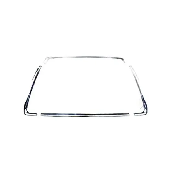 Ornament Fata MITSUBISHI ASX, OUTLANDER SPORT 2010-> Rama ornamente cromate pt grila bara fata set Perioada 2010 2011 2012 2013 2014 2015 2016