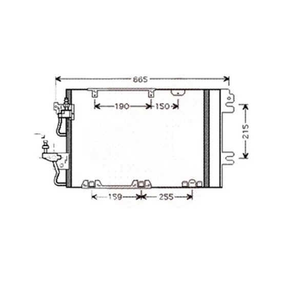 Radiator aer conditionat AUDI Q3 F3B 2018-> 40 TDI quattro 140KW 190CP , pentru motor DFHA perioada 2018 2019,2020,2021,2022 2023