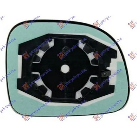 Sticla Oglinda FIAT PANDA 169 2003->2013 Geam oglinda exterioara stanga, cu incalzire, cu suport 09-> Perioada 2009 2010 2011