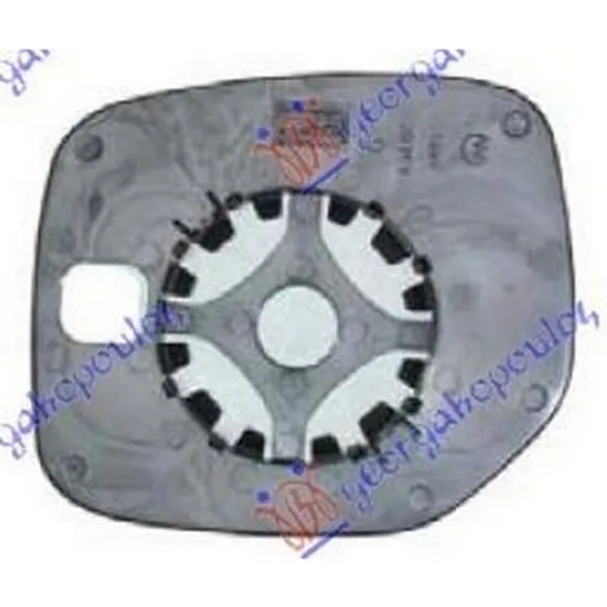 Sticla Oglinda PEUGEOT PARTNER 1996->2010 Geam oglinda exterioara stanga, cu incalzire, cu suport Perioada 1996 1997 1998 1999 2000 2001 2002 2003 2004 2005 2006 2007 2008