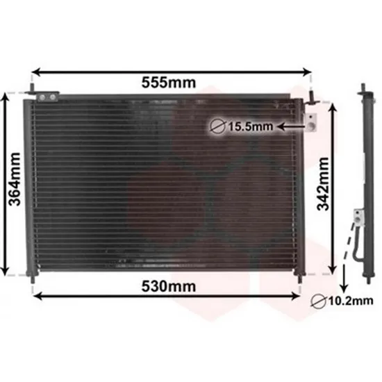 Radiator Aer Conditionat HONDA CIVIC 7 2000->2005 Radiator aer conditionat 1.7 CTDi (51x32,5x18) Perioada 1999 2000 2001 2002 2003 2004 2005 2006