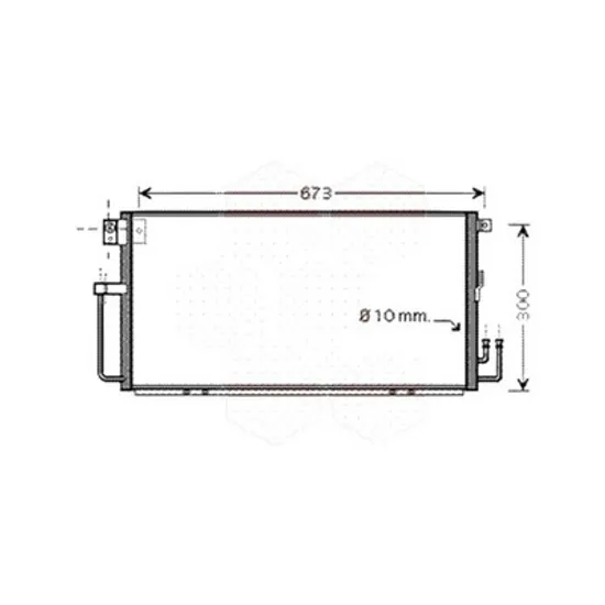 Radiator aer conditionat FORD KUGA 2 2012->2019 2.0 TDCi 110KW 150CP , pentru motor perioada 2014 2015,2016,2017,2018 2019