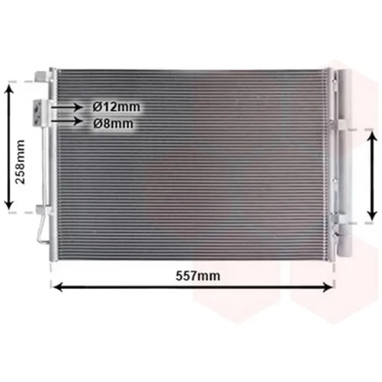 Radiator aer conditionat CHEVROLET SPARK 2005-> pentru 1.0 SX, perioada 2005 2006 2007 2008 2009 2010 2011 2012 2013 2014