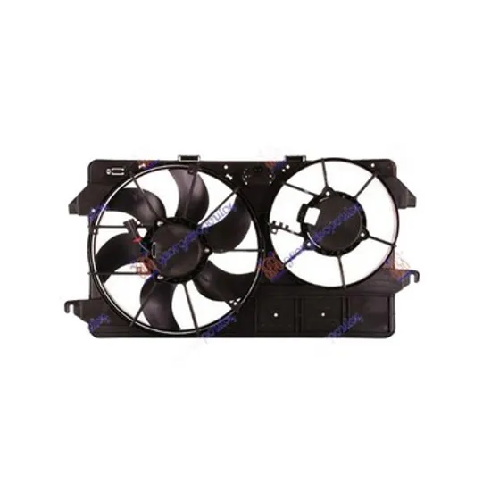 Ventilator Motor FORD TRANSIT CONNECT 2002->2013 Electroventilator dublu- un motor 1.8L benzina -diesel Perioada 2002 2003 2004 2005 2006 2007 2008 2009 2010 2011 2012