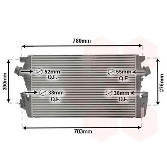 Intercooler OPEL ZAFIRA B 2005->2015 Radiator intercooler 2 0CDti BI turbo 660x408 Perioada 2012 2013 2014 2015 2016