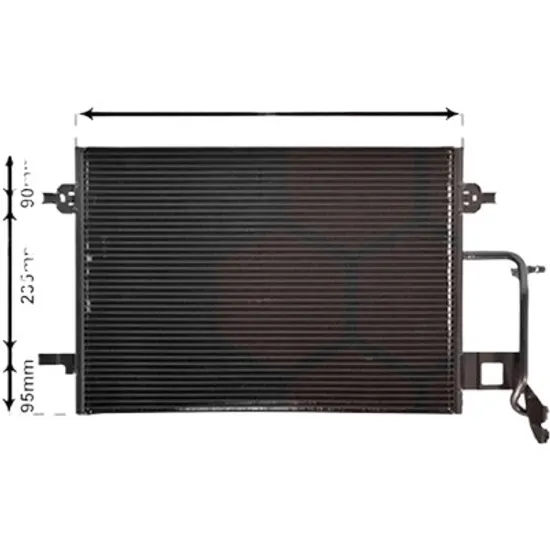 Radiator aer conditionat BMW 3 Gran Turismo F34 2012-> 320 d xDrive 135KW 184CP , pentru motor N47 D20 C perioada 2013 2014 2015