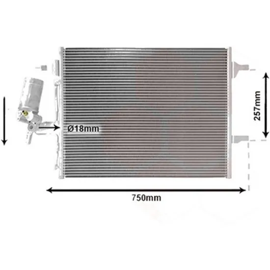 Radiator aer conditionat LEXUS GS 2011-> 450h 213KW 290CP , pentru motor 2GR-FXE perioada 2012 2013,2014,2015,2016,2017 2018