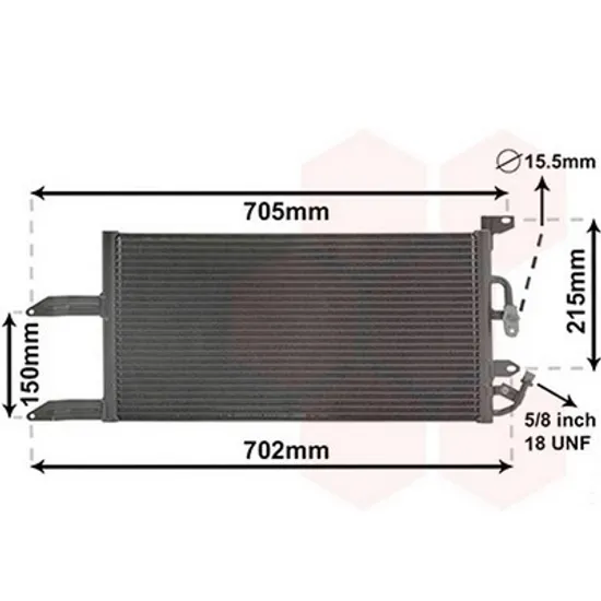 Radiator Aer Conditionat LANCIA Y 1995->2003 Radiator aer conditionat 1.2i 16V 97 - (52x28) Perioada 1995 1996 1997 1998 1999 2000 2001 2002 2003
