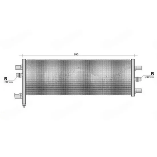 Radiator Motor MINI COUNTRYMAN F60 2016-> Radiator suplimentar 1.5 benzina hybrid (650x280x16) Perioada 2016 2017 2018 2019 2020 2021