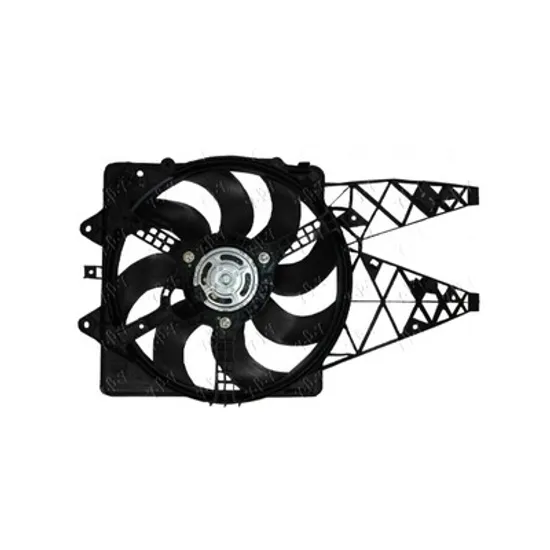 Ventilator Motor FIAT PUNTO EVO 199 2008-> Electroventilator complet 1.3DM-JET/1.4L ABARTH, Perioada 2008 2009 2010 2011 2012