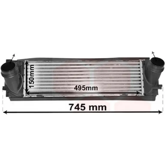 Intercooler BMW 3 F30 2011->2018 320 d 147KW 200CP , pentru motor N47 D20 C perioada 2011 2012,2013,2014,2015 2016