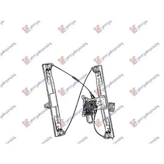 Macara Usa CITROEN C3 Picasso 2009-> Macara geam usa fata COMFORT dreapta, Perioada 2009 2010 2011 2012 2013 2014 2015